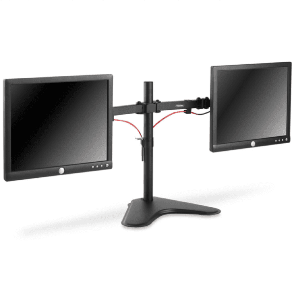 VonHaus Dual desktop mount za dva monitora dijagonale do 32', Crni