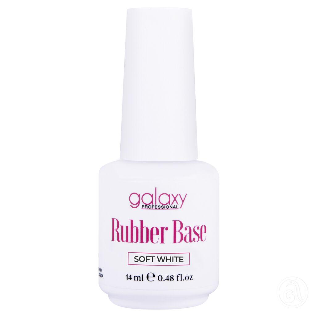 Galaxy Professional Rubber baza za nokte UV/LED Soft White, 14 ml