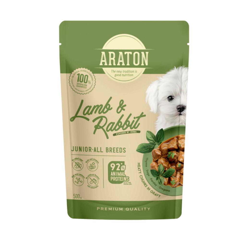 Araton Hrana za štence Junior, Jagnjetina i zečetina, 500 g