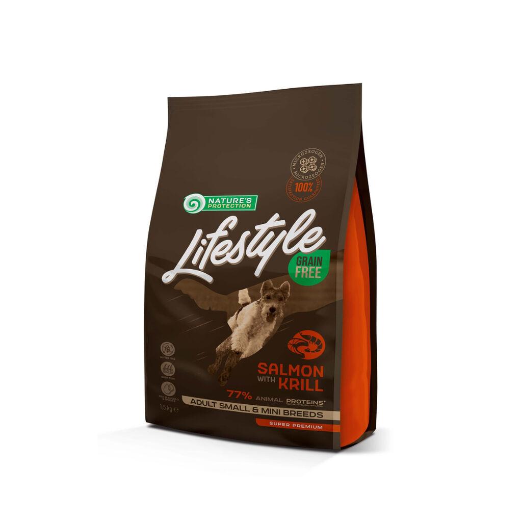 Nature's Protection Hrana za pse Lifestyle SM, Losos i račići, 1.5 kg
