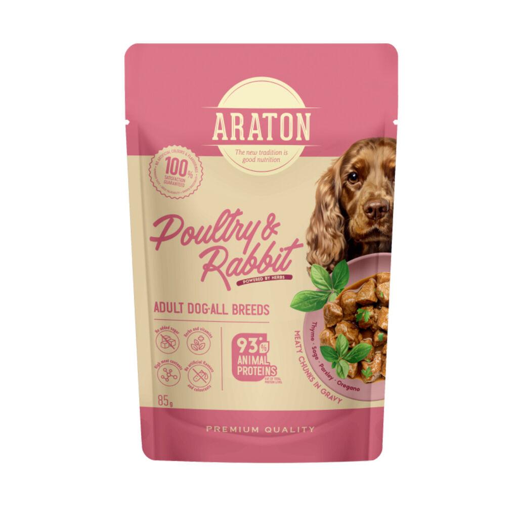 Araton Hrana za pse Adult, Piletina i zečetina, 85 g