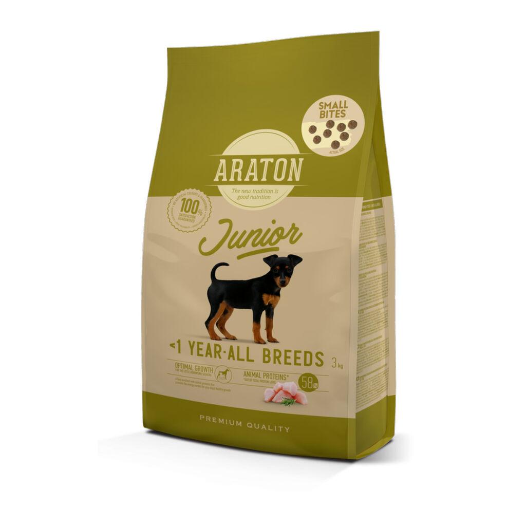 Araton Hrana za štence Junior, Piletina, 3 kg
