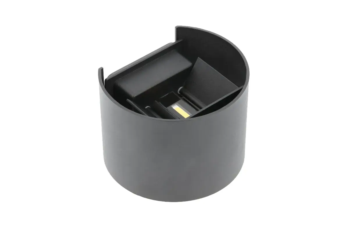 MISSOURI LED zidna lampa O, 7W, 4000K, 540lm, IP54, siva