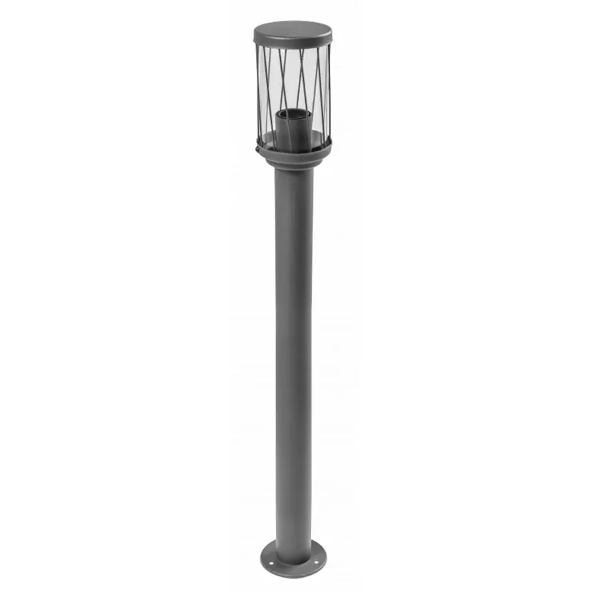 Vrtna LED lampa KERTA-P 80, E27, IP44, Tamno siva
