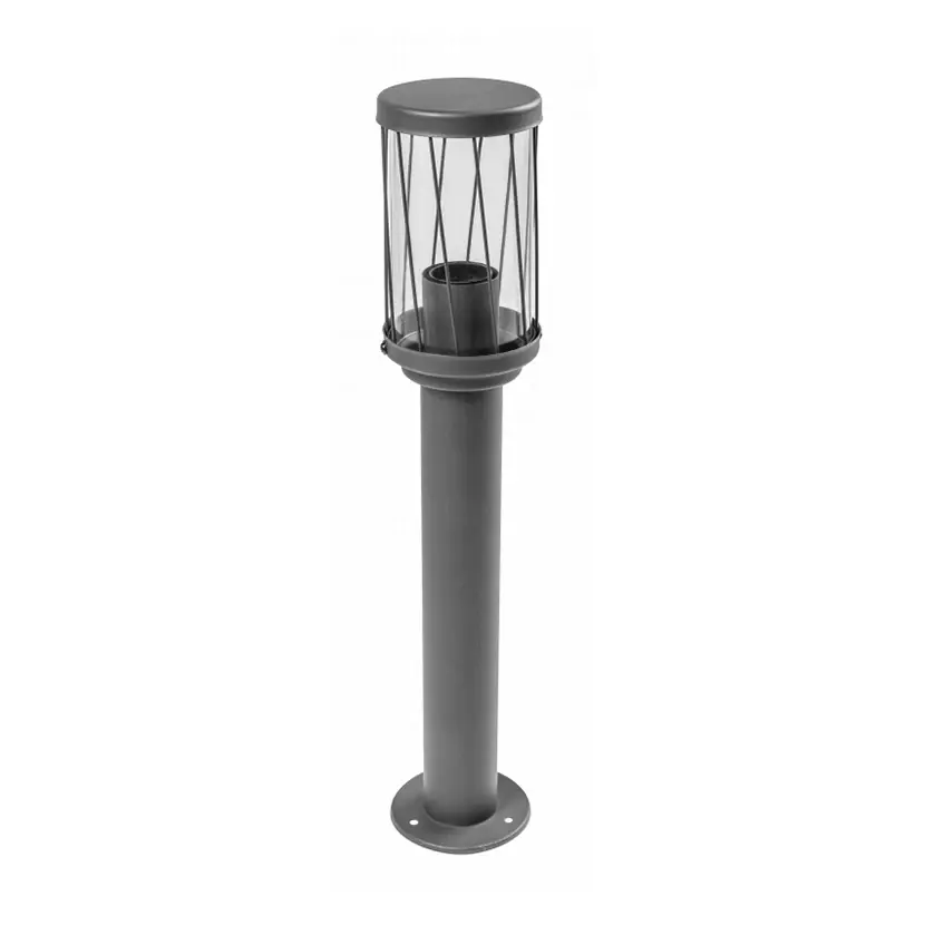 Vrtna LED lampa KERTA-P 40, E27, IP44, Tamno siva