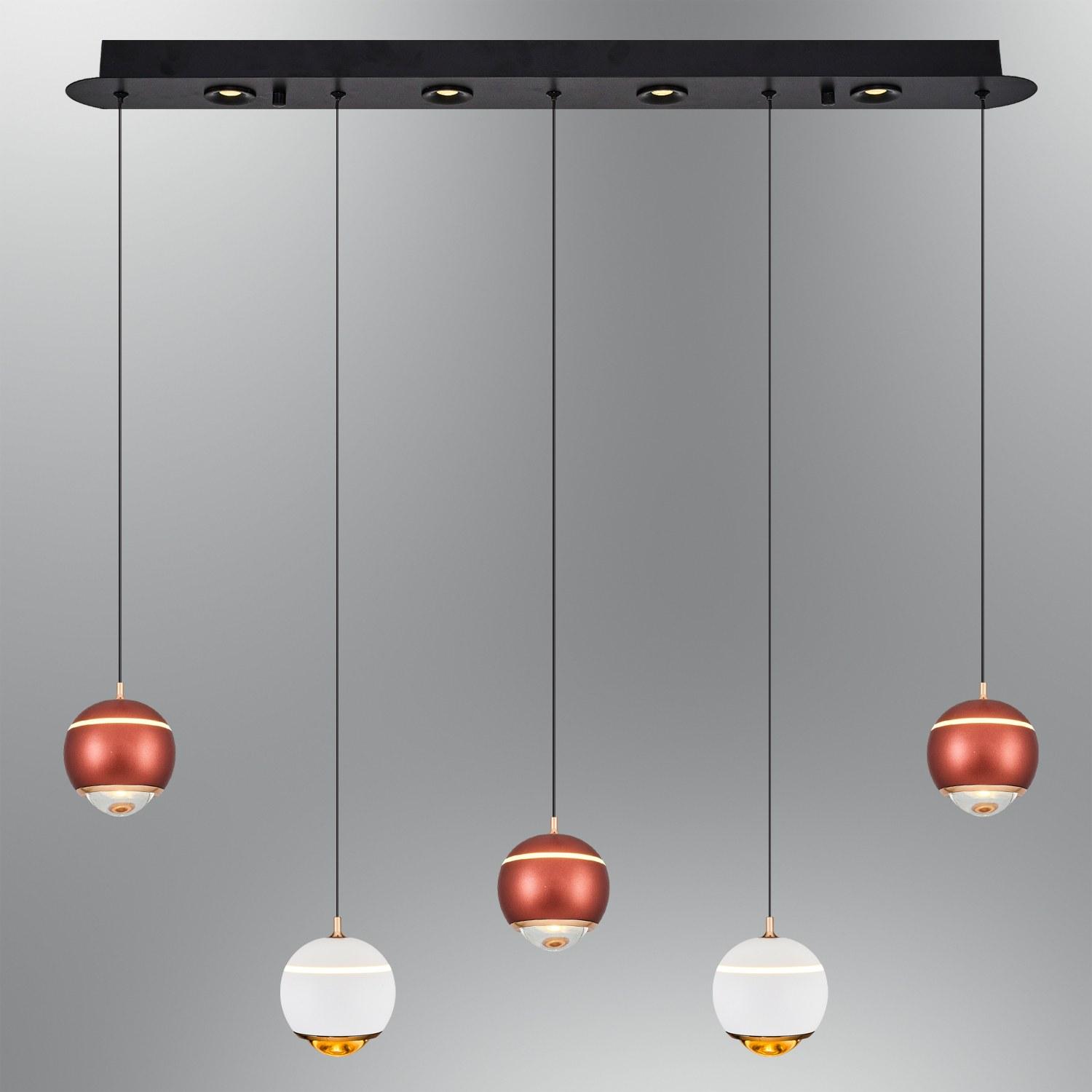 Opviq Luster 2806-5AS-0104, 120cm90cm 5x13W, LED