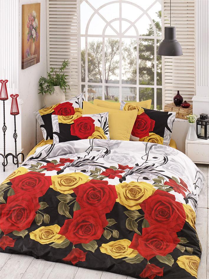 L'essentiel Maison set posteljine Bionca Perla, 200x220 cm, šareno