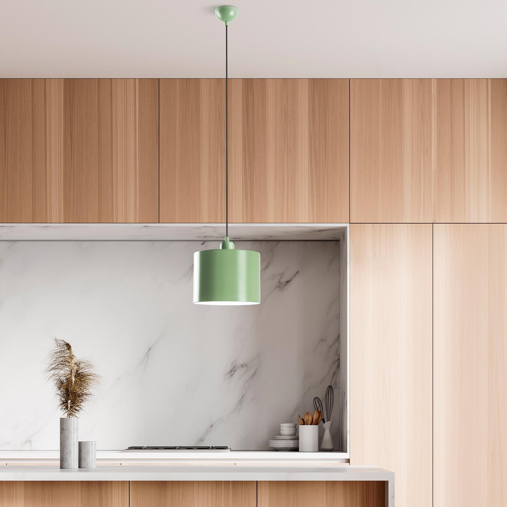 Opviq Luster Duz, 25-110cm, O20 cm, E27, Zeleni