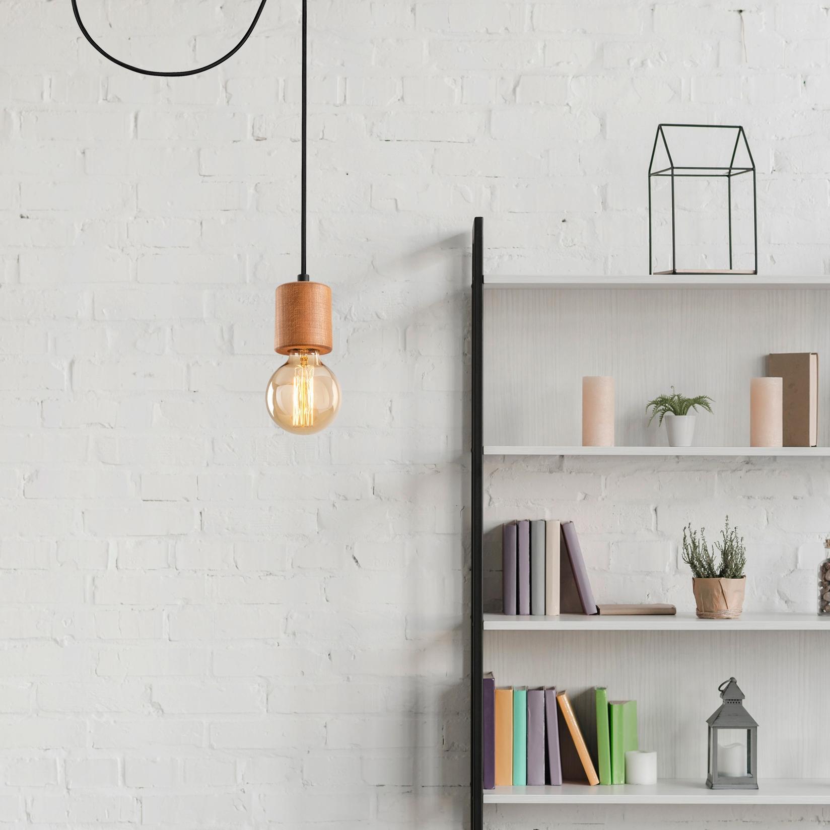 Opviq Luster Xanthos-N-858, 49 cm, E27, crna