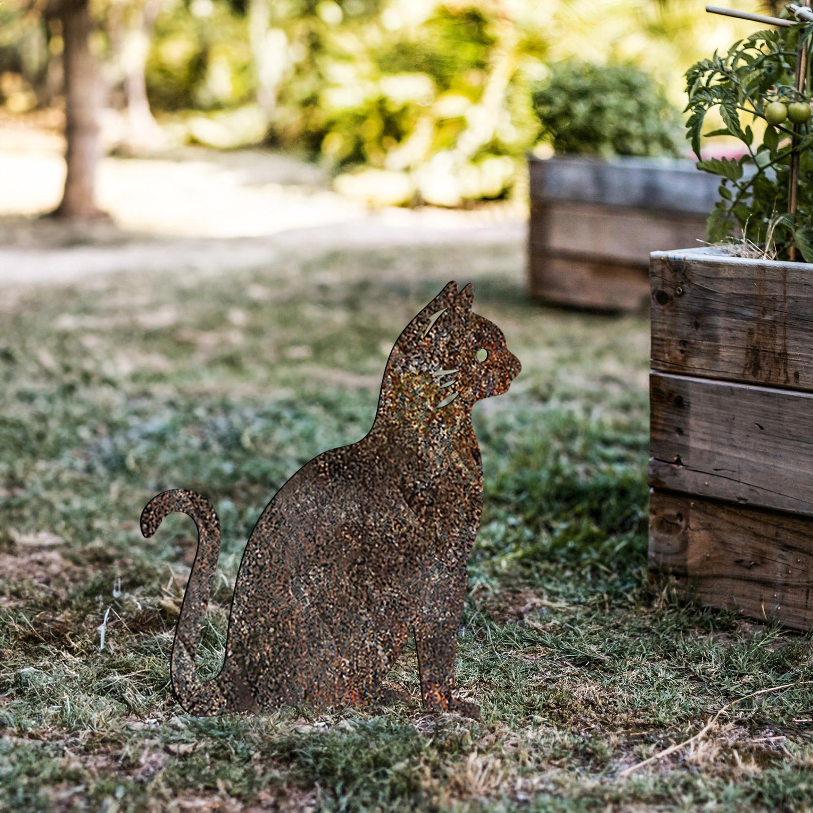 Aberto Design Dekorativna figura Mačka -A 02, 38x20 cm, 1,5 mm