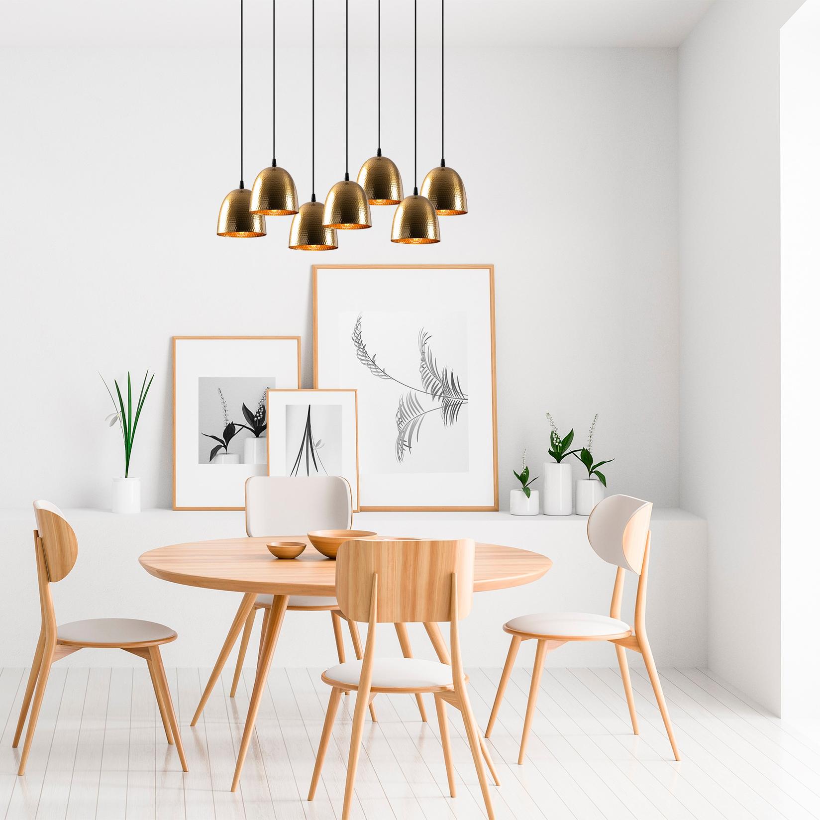 Opviq Luster Tattoo-6184, 85x35cm 7xE27