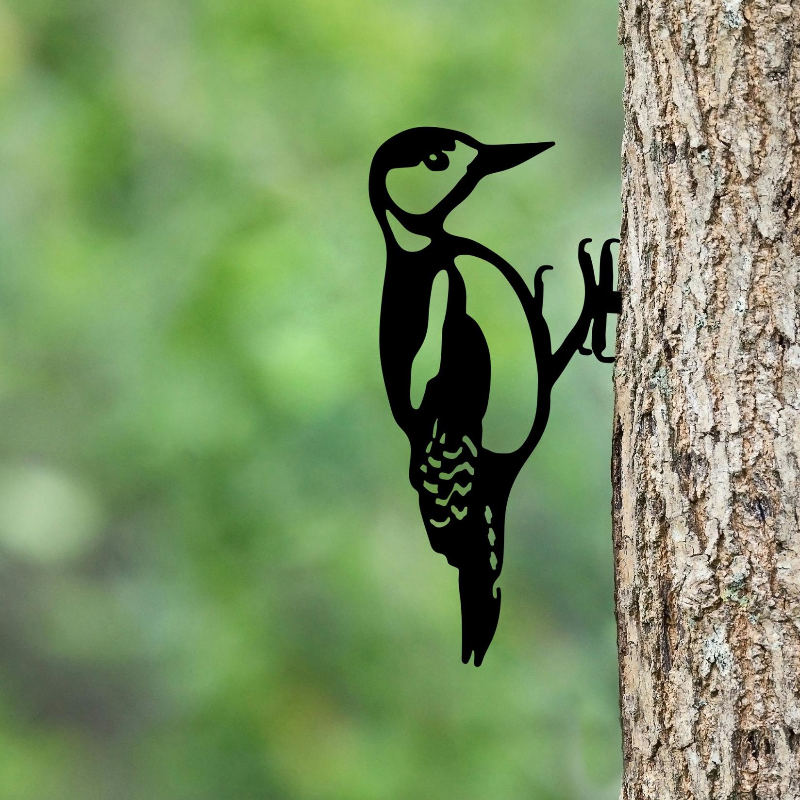 Aberto Design Dekorativna figura Ptica na grani 01, 18x30 cm, 1,5 mm