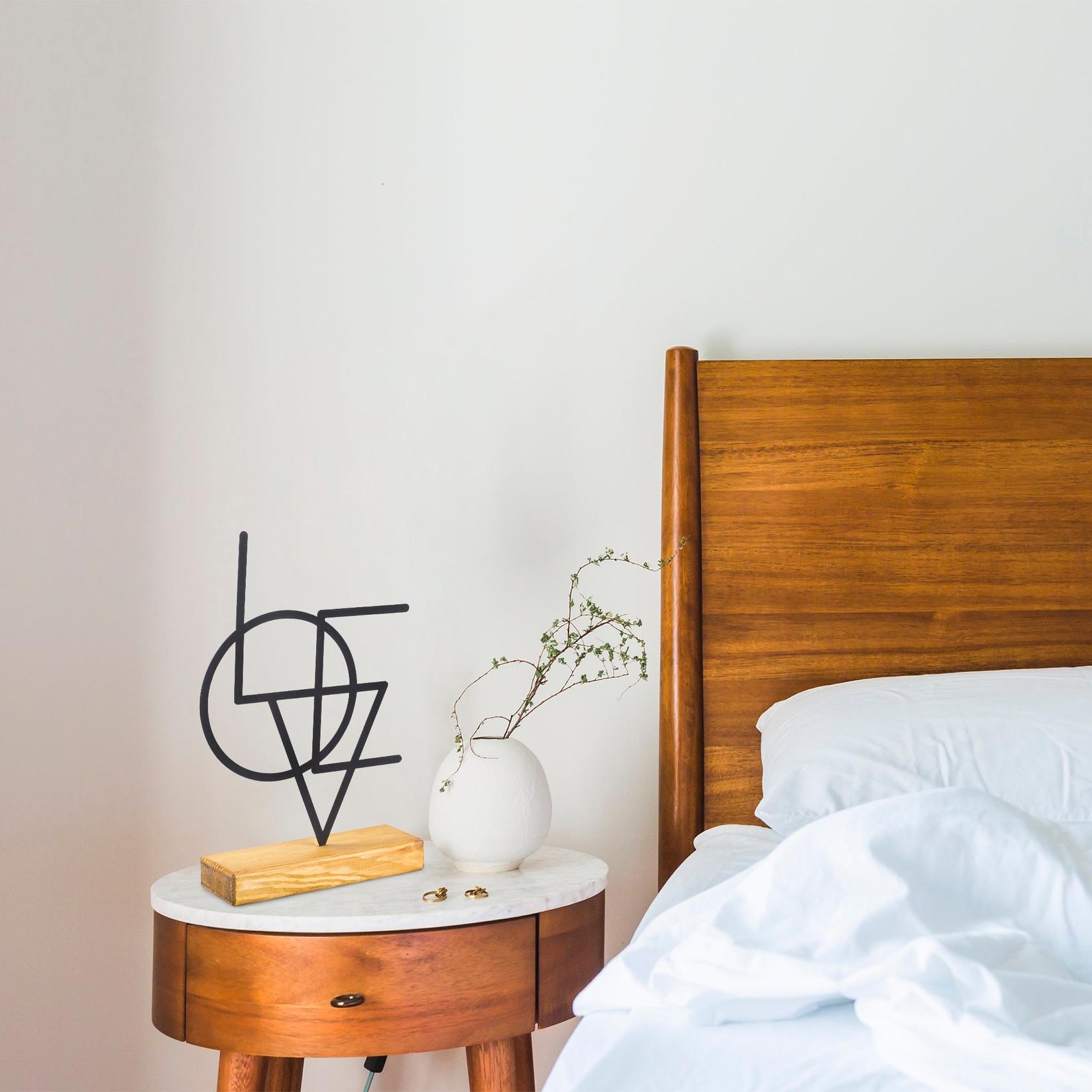 Aberto Design Dekorativna figura, geometrijska, 21x41x4 cm