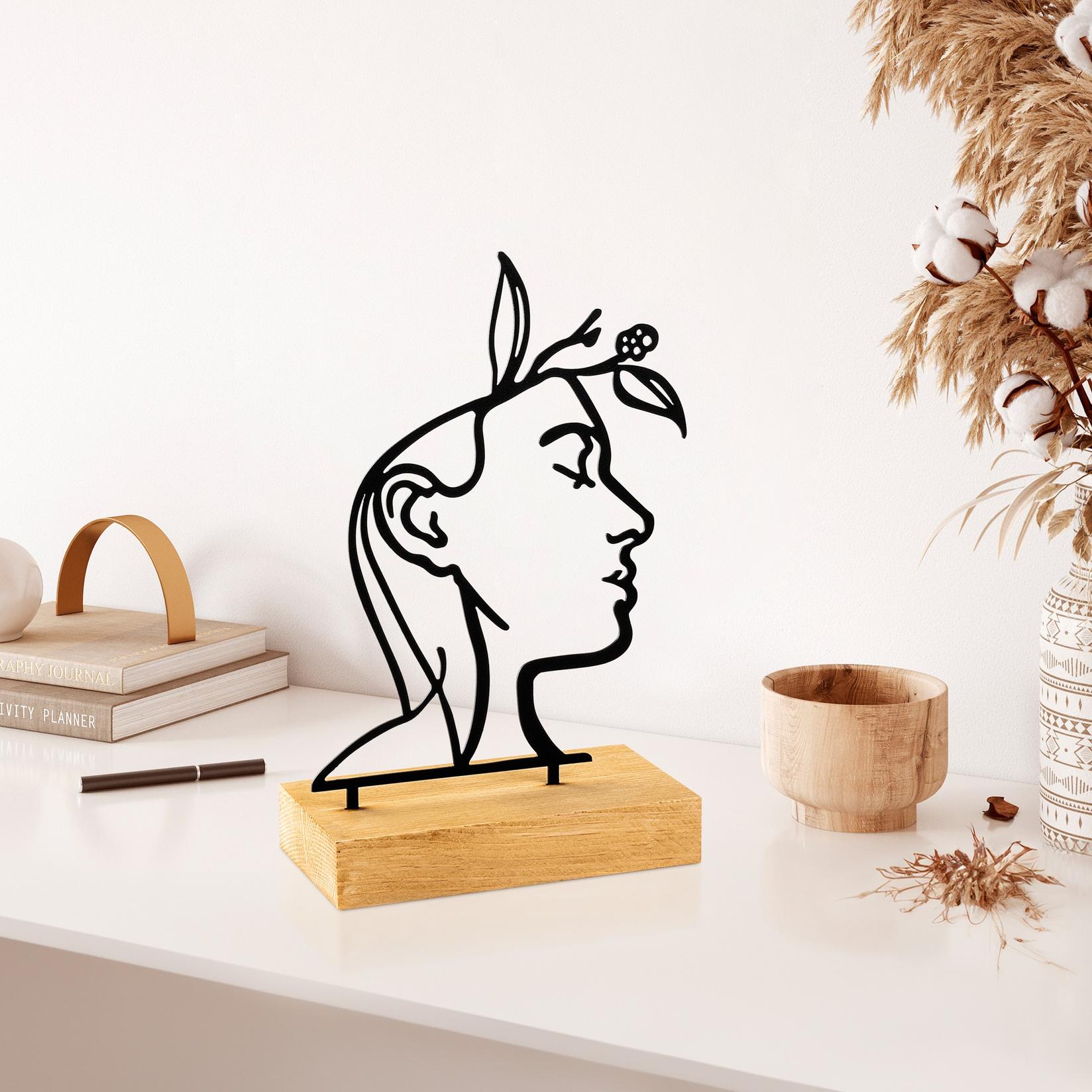 Aberto Design Ukrasna figura Amore, 27x8x17 cm, crna