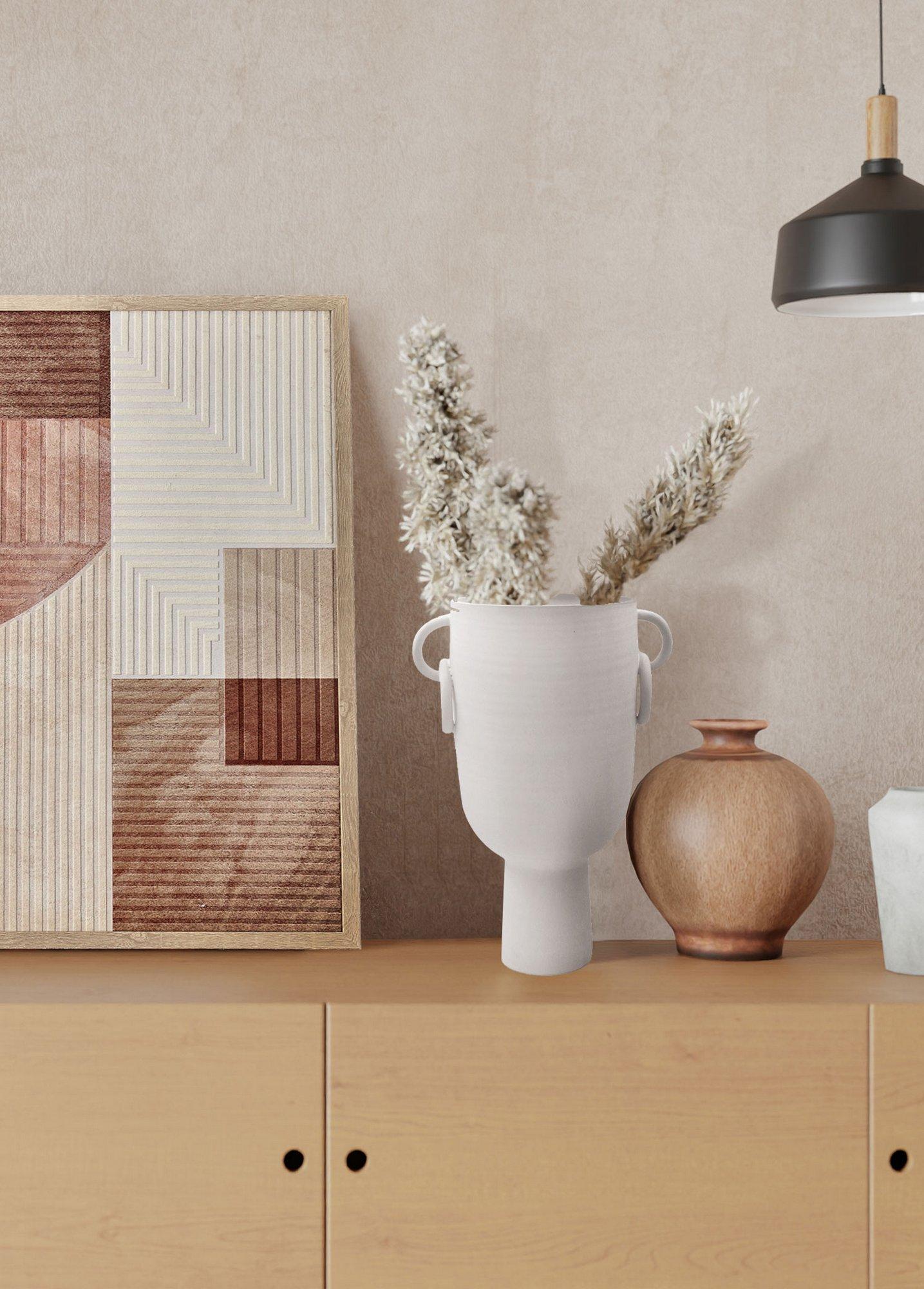 Aberto Design vaza DKR0470, 22x16x34 cm, bijela