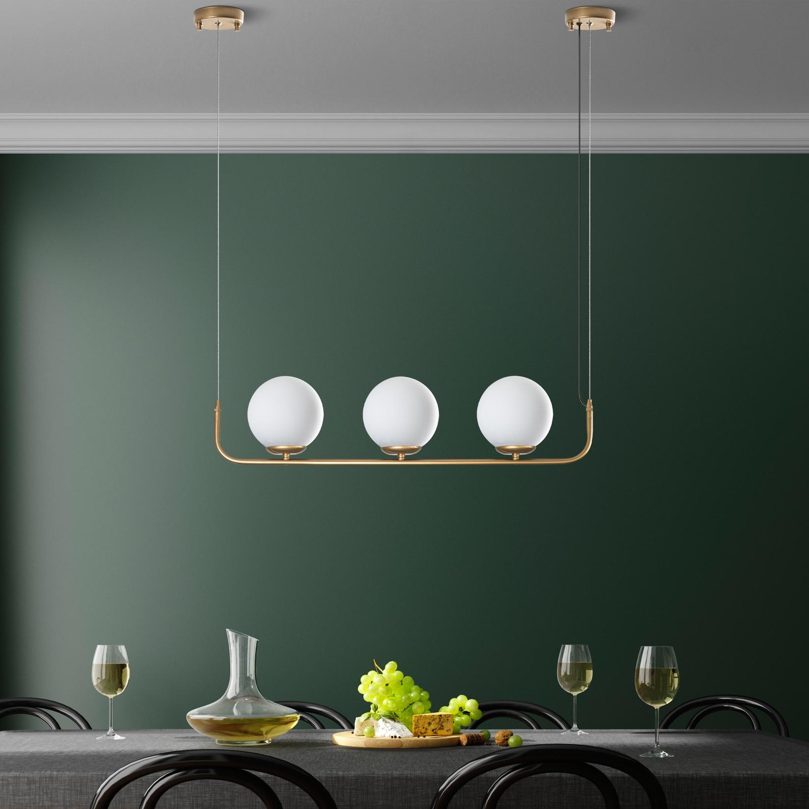 Opviq Luster Faruk-13716, 20-110cm, 3xE14, IP24, zlatna