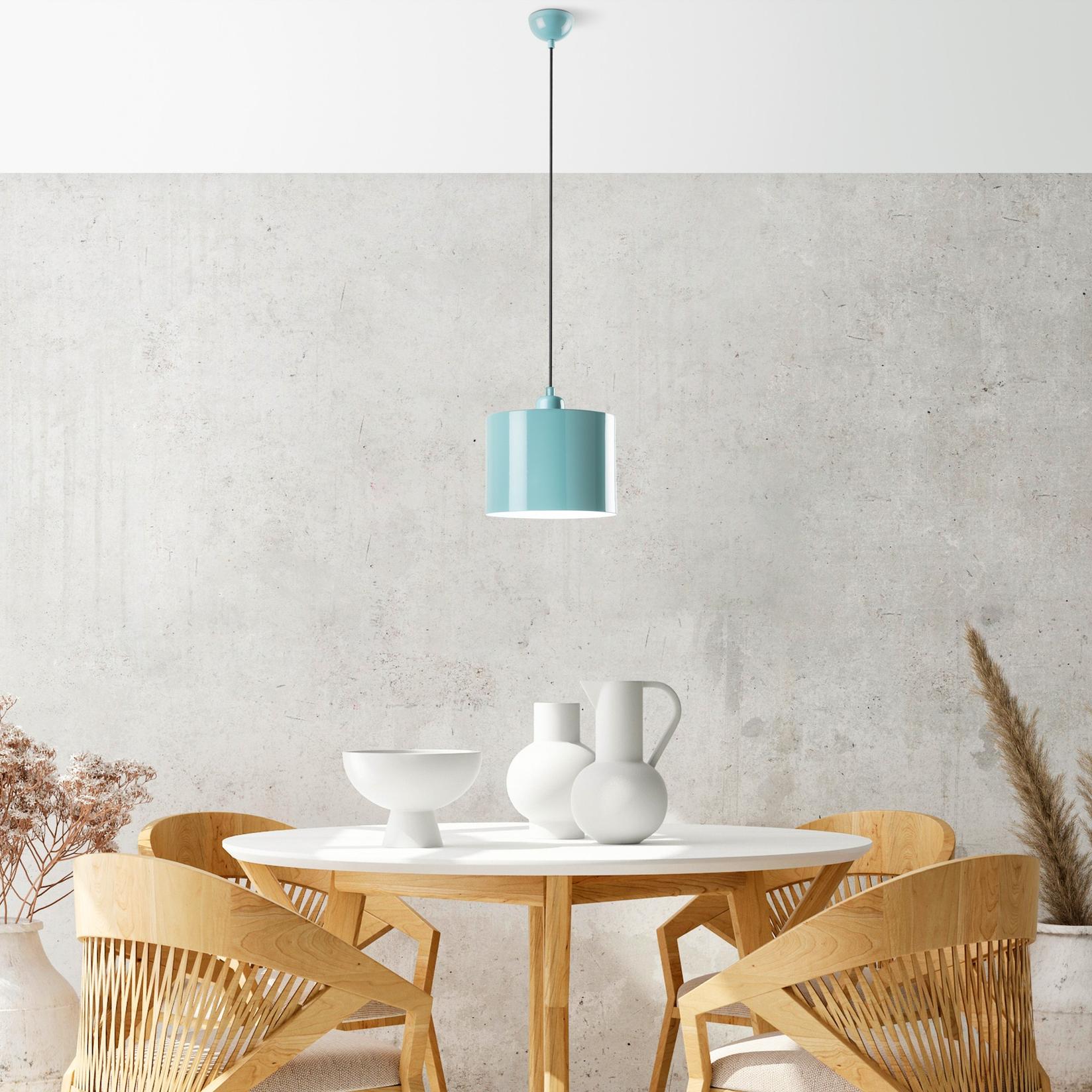 Opviq Luster Duz, 25-110cm, O20 cm, tirkizna