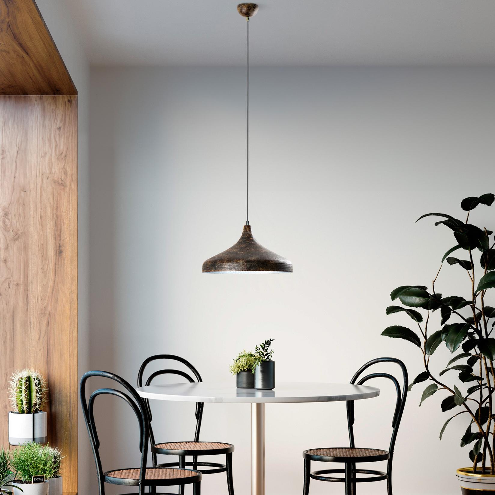 Opviq Luster TATTOO-D-NUS-2641-RETRO, O36 cm, 1xE27, 40W, Tamno siva