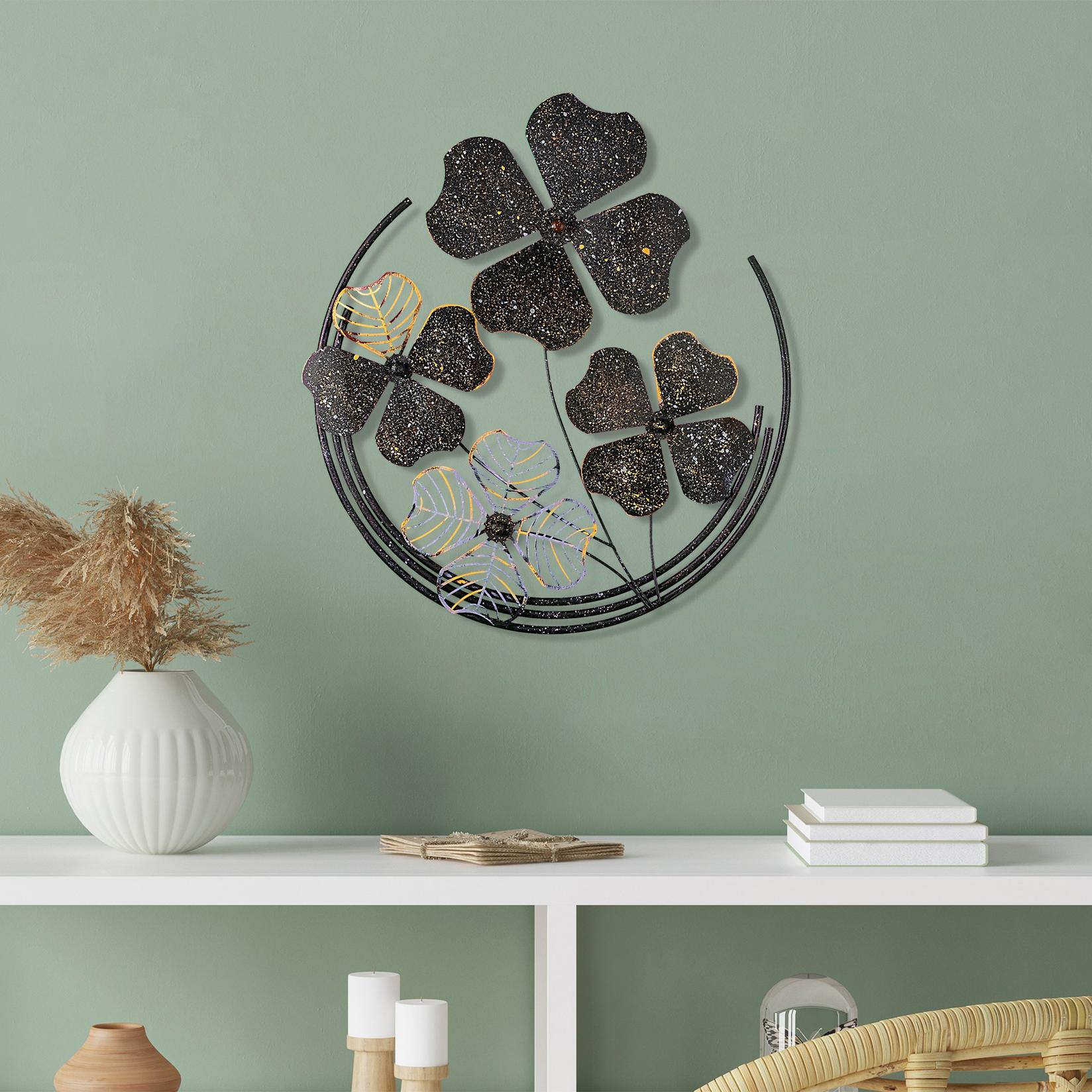 Zidna dekoracija Shihezi 3, 50x50x4 cm, Šarena