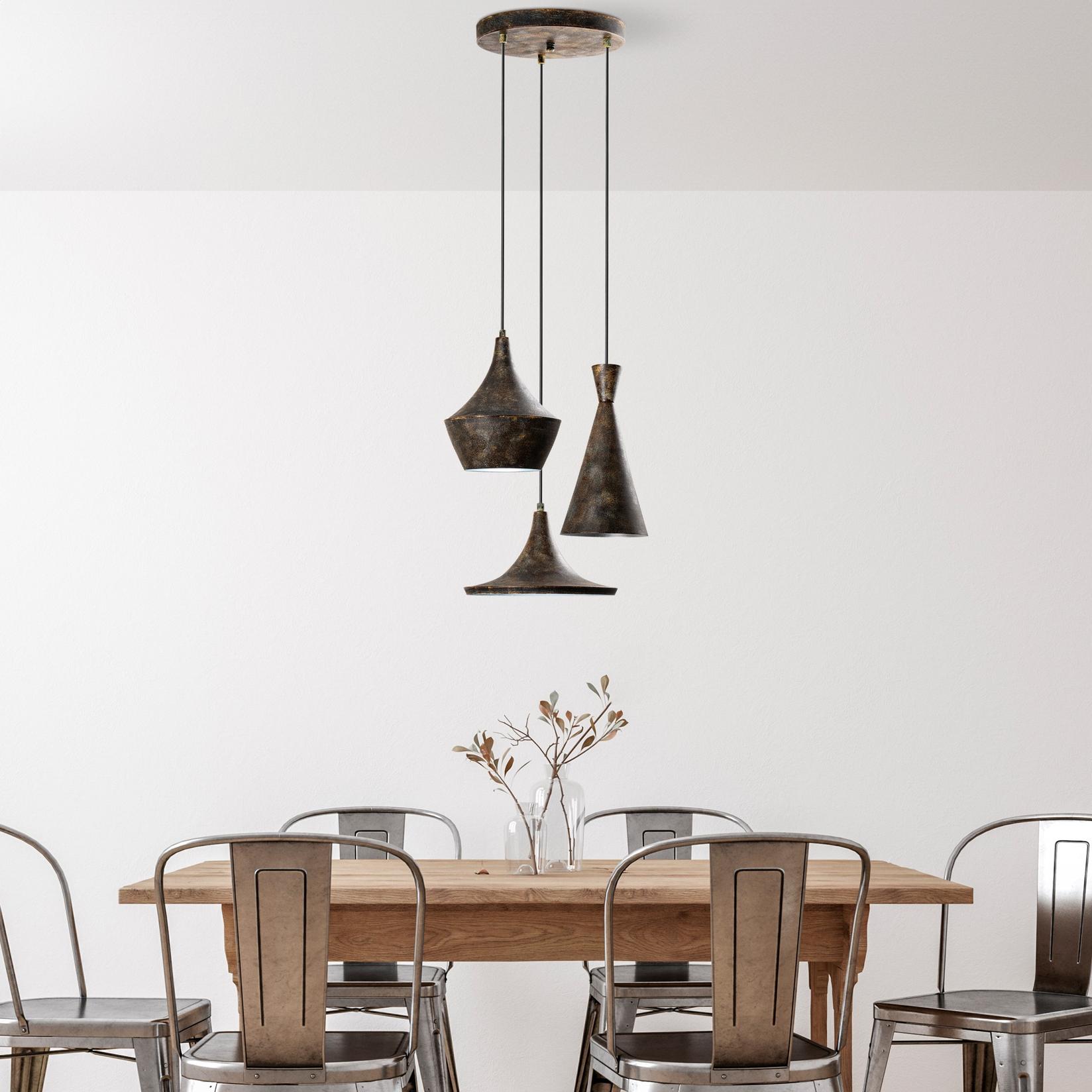 Opviq Luster TOM-3556-RETRO, 45-135cm, O45 cm, 3xE27