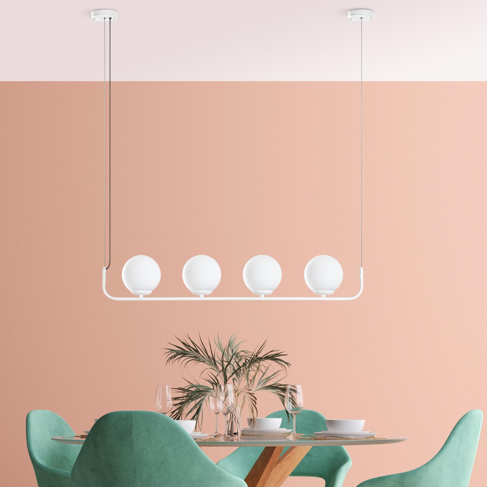 Opviq Luster Faruk-13722, 20-110cm, 4xE14 s, IP28, Bijeli