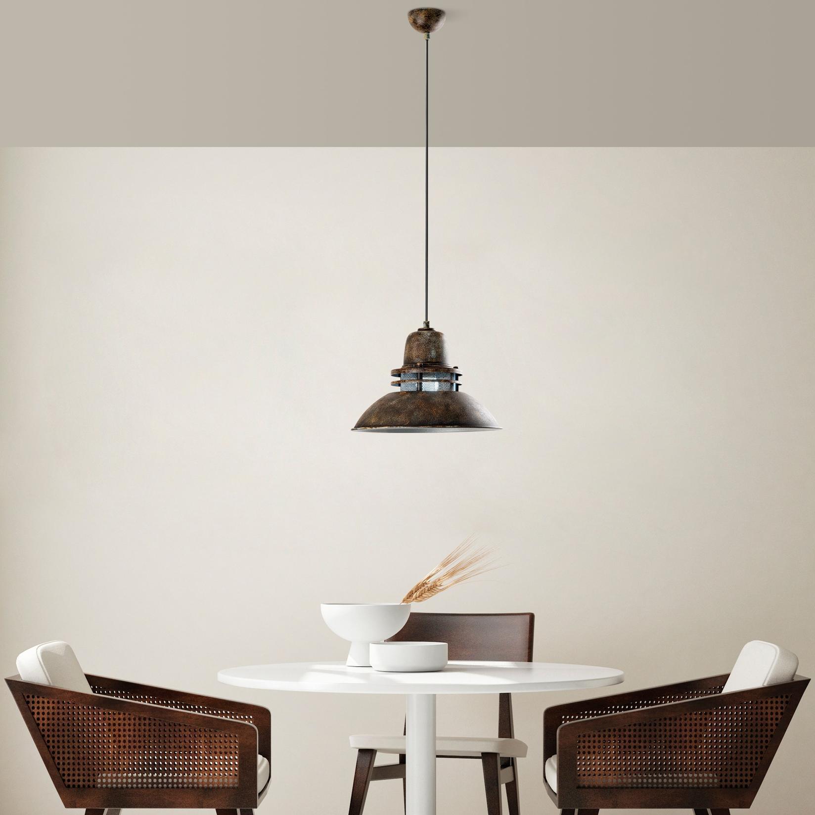 Opviq Luster TIBET-3735-RETRO, 34-123cm, O34 cm, E27, IP20, Smeđa