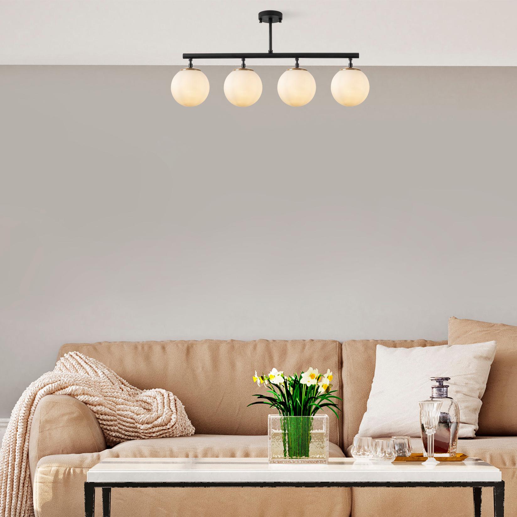 Opviq Luster Fazli-10426, 4xE14, 70x15x35 cm, Bijela