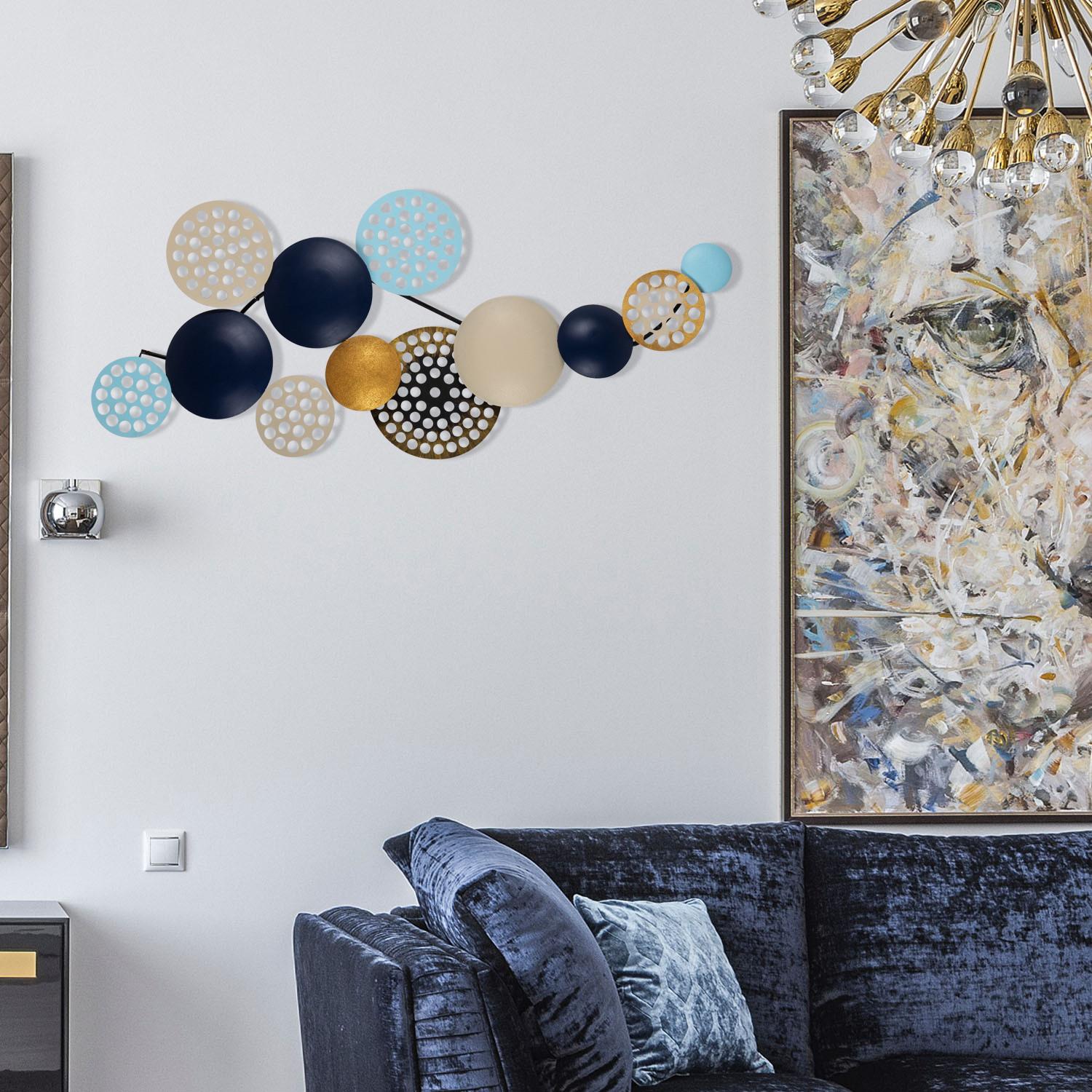 Wallity Zidna dekoracija Bronte, 90x42 cm 0,8 mm, Šarena