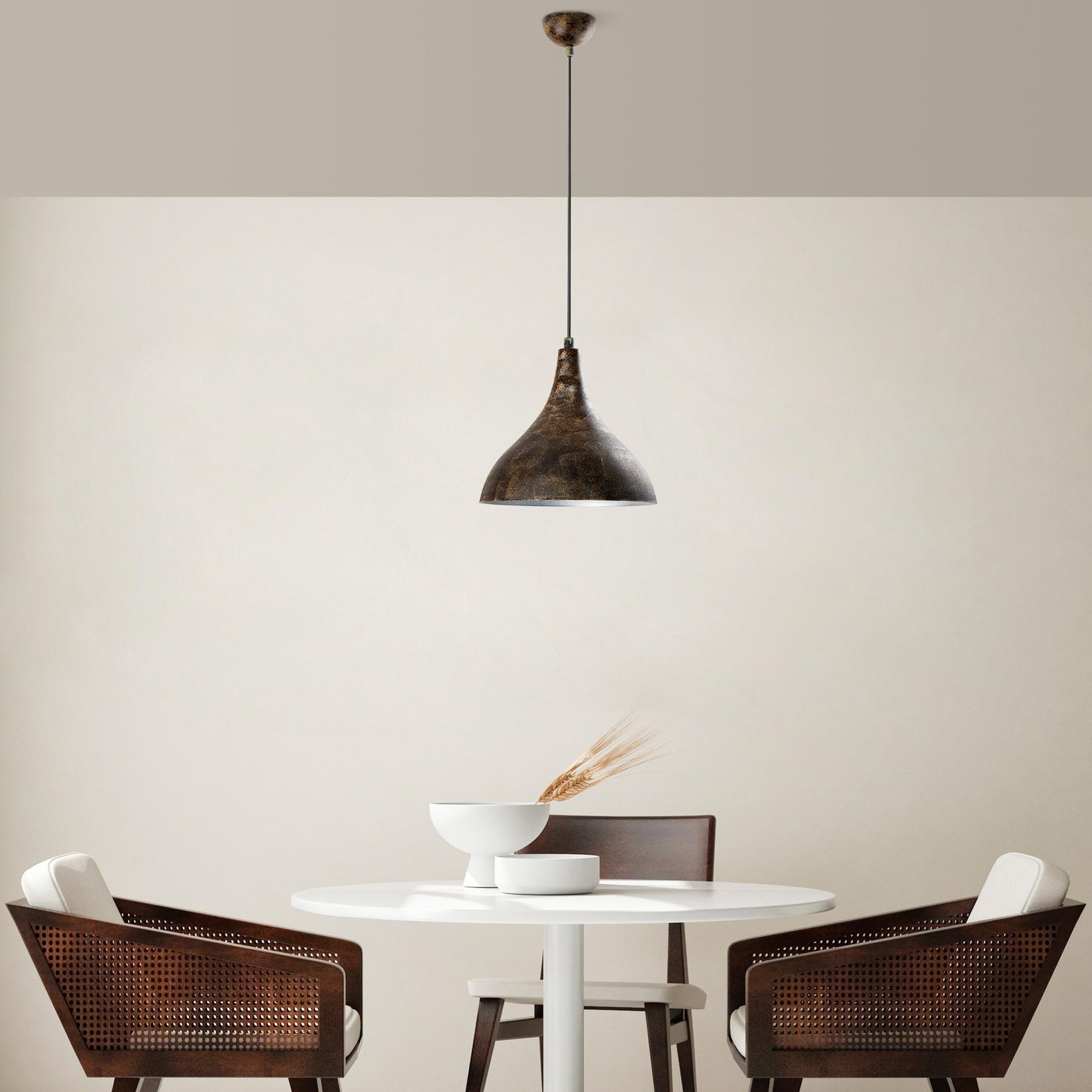 Opviq Luster BITLIS-N-1395-RETRO, 33cm23x16 cm 2xE27, 40W, Tamno siva