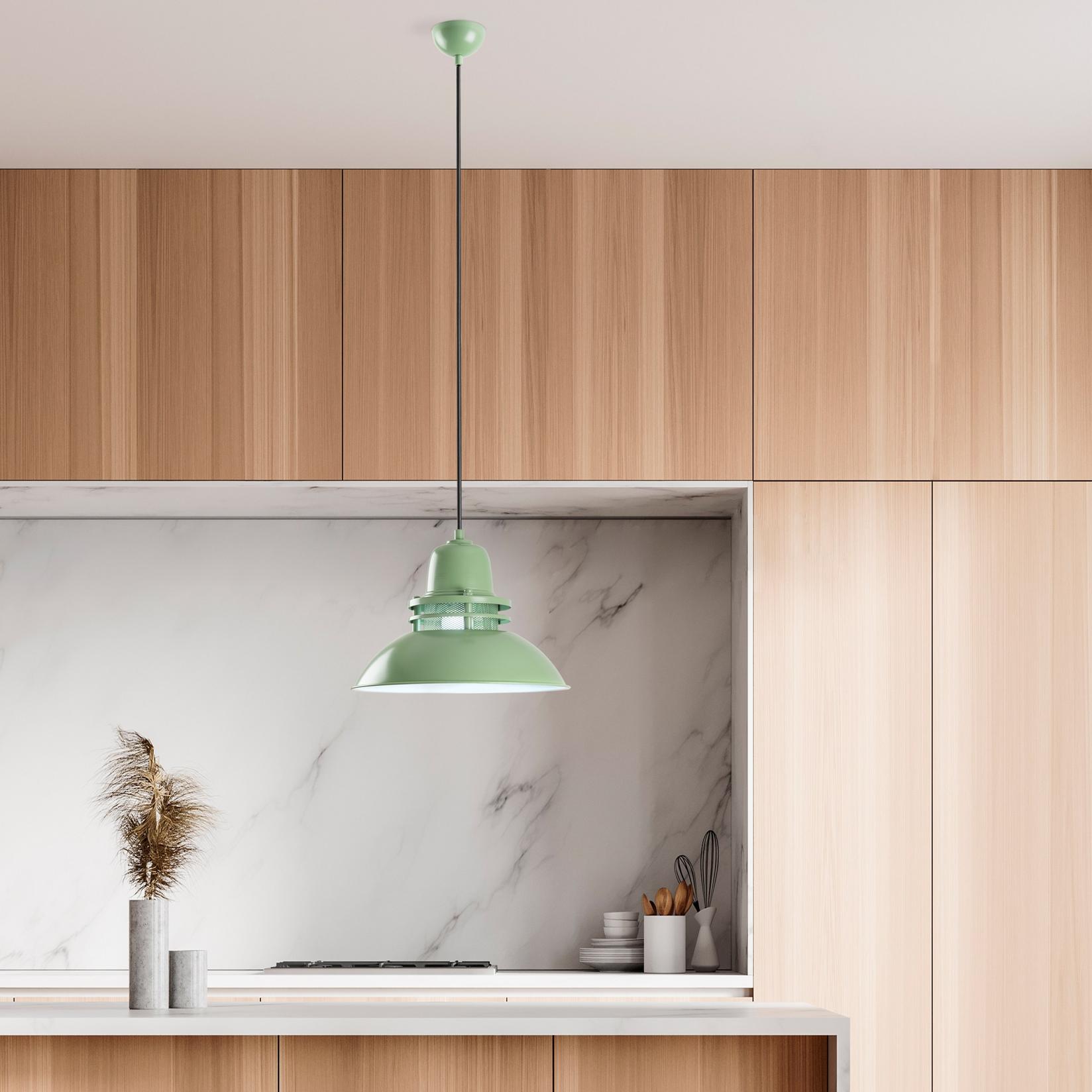 Opviq Luster Tibet, 34-123cm, O34 cm, Zelena