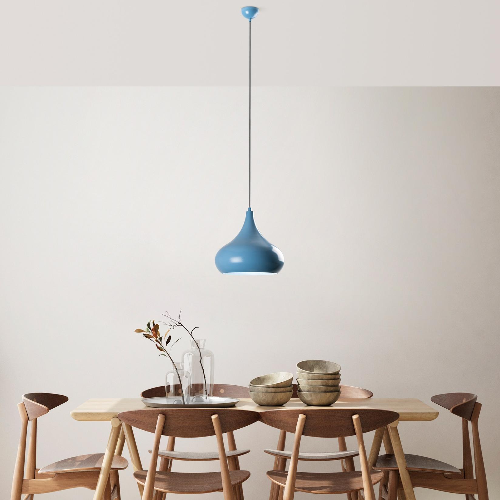 Opviq Luster Saglam 3774, 35-126 cm, O30 cm, E27, Plava