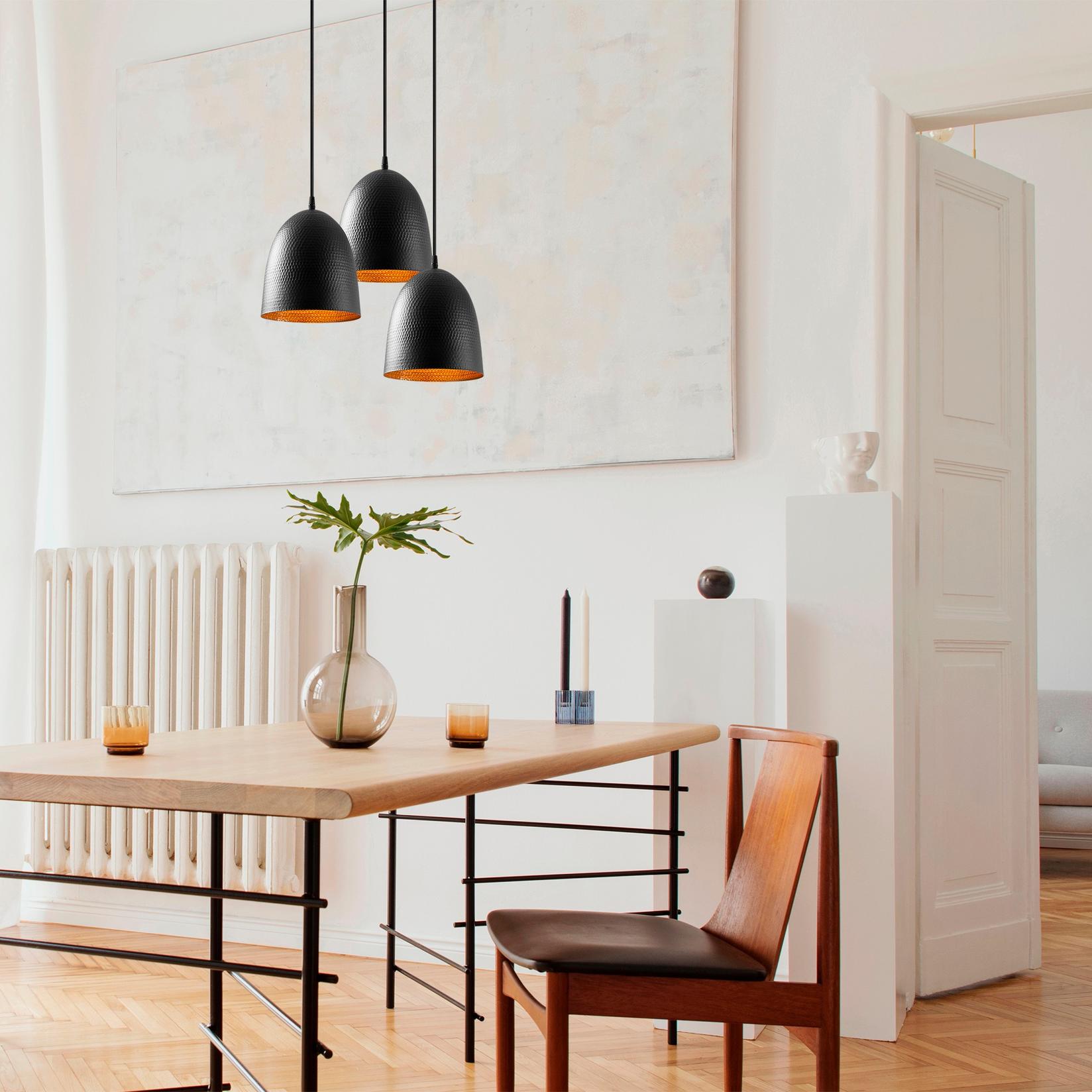 Opviq Luster Tattoo-6168, 44x125 cm, 3xE27, Crna