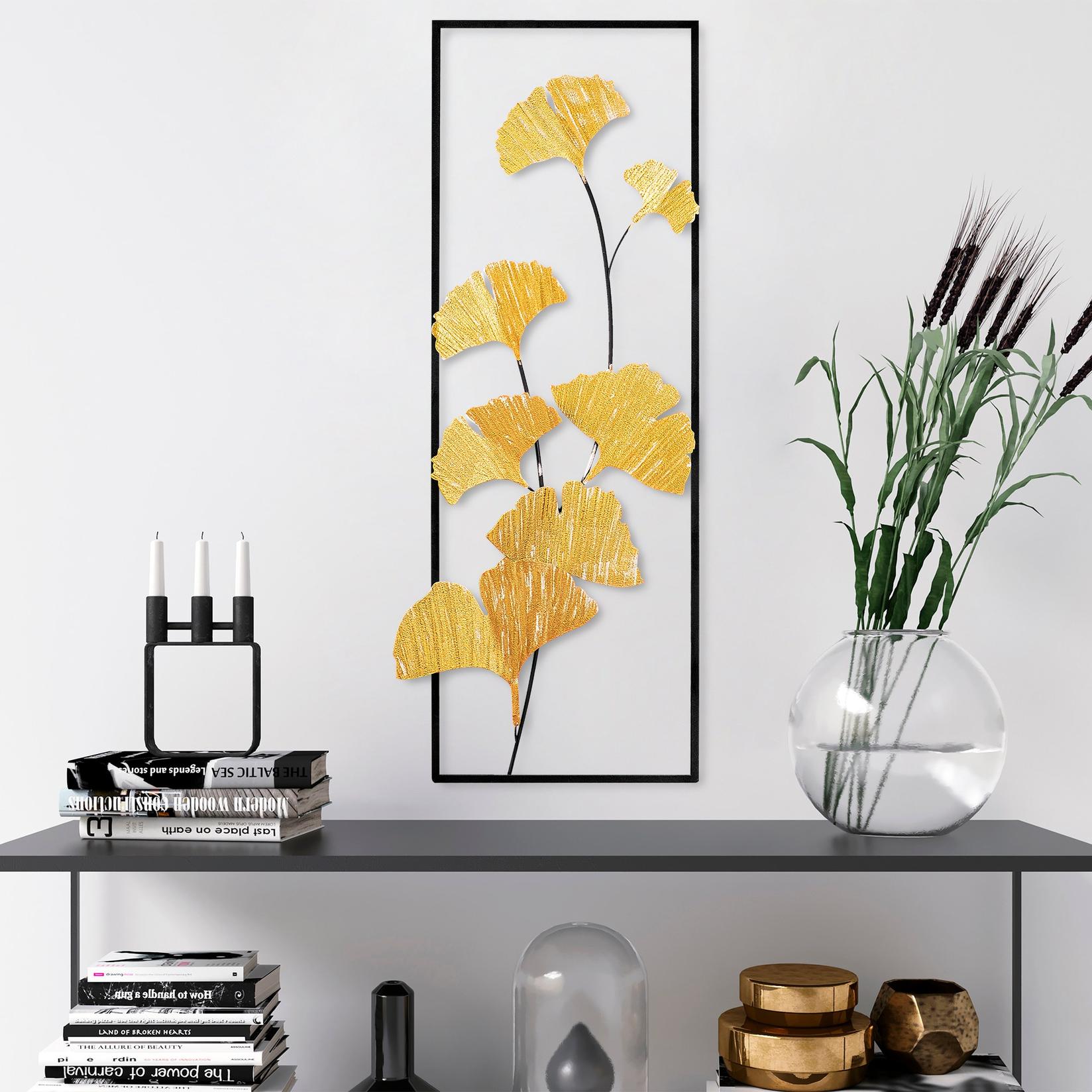 Wallity Zidna dekoracija Malina 2, 32x90x4 cm, Bakrene boje