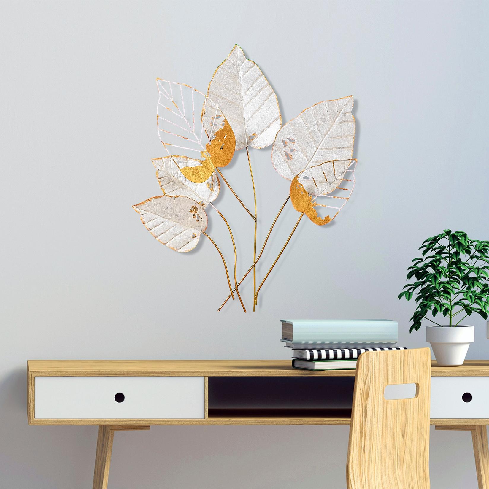 Wallity Zidna dekoracija Feuille 2, 73x76x4 cm, Šarena