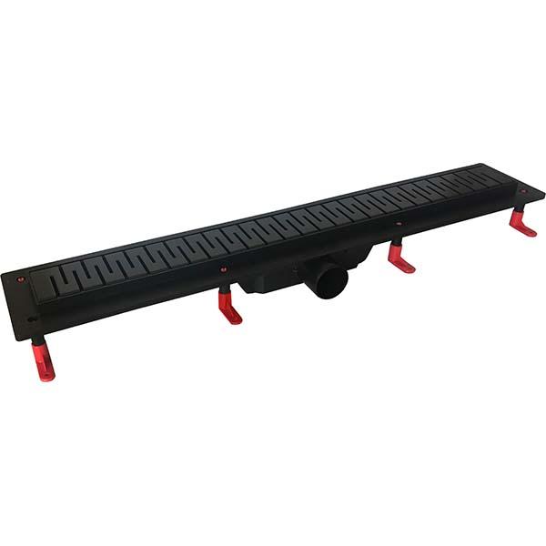 Styron Tuš kanalica Medium, 70 cm, Crna