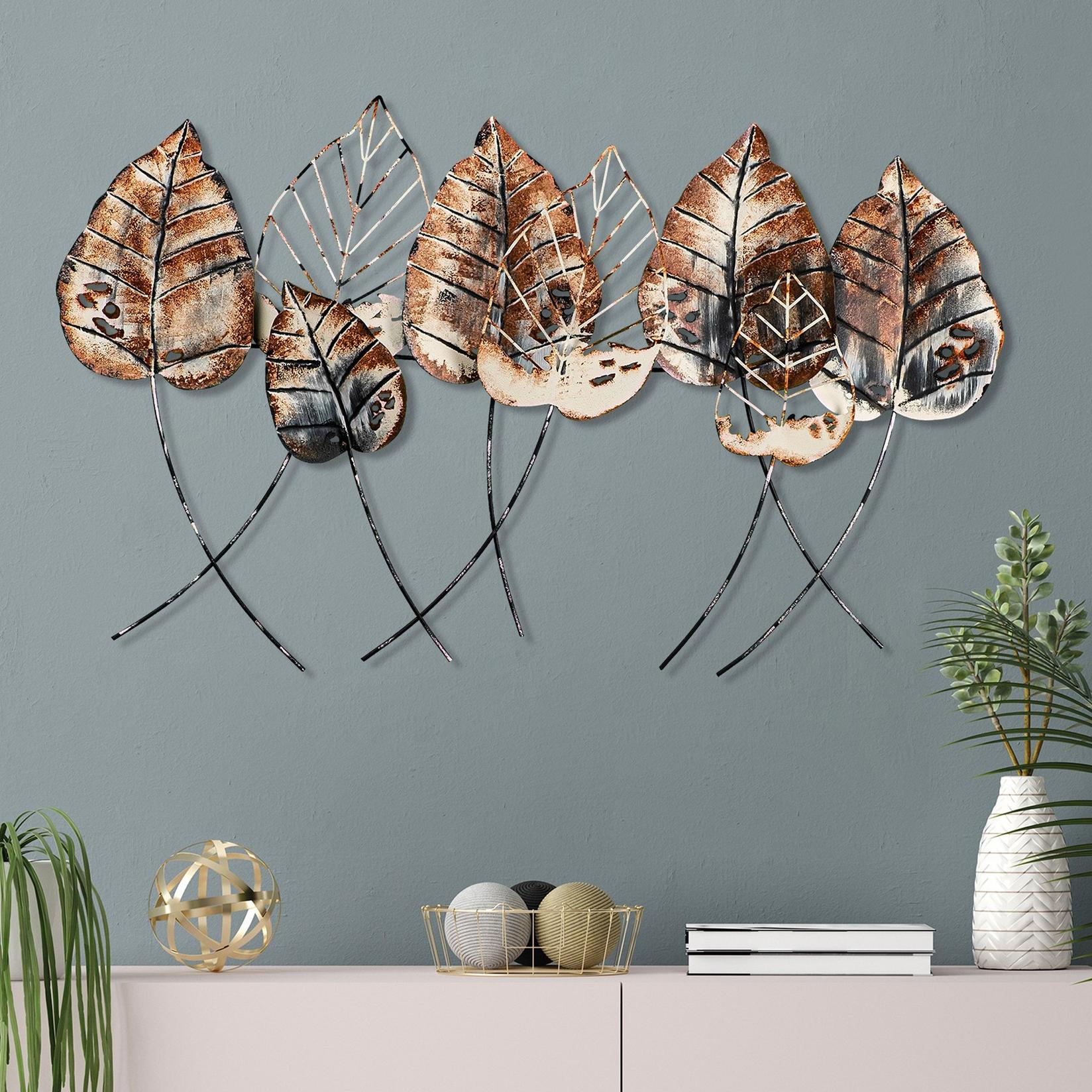 Wallity Zidna dekoracija Casting Leaf 2, 67x112 cm, Šarena