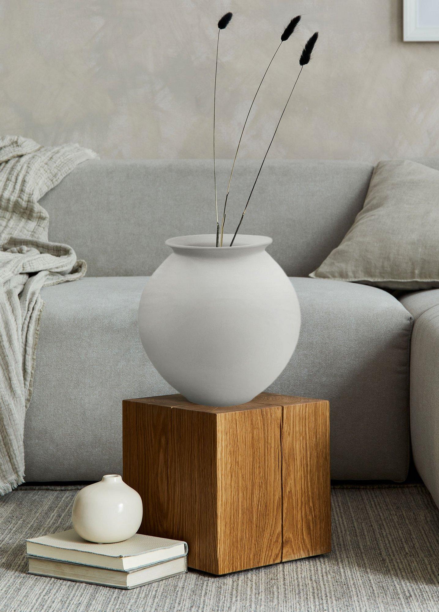 Aberto Design vaza DKR0480, 33x33x33 cm, bijela