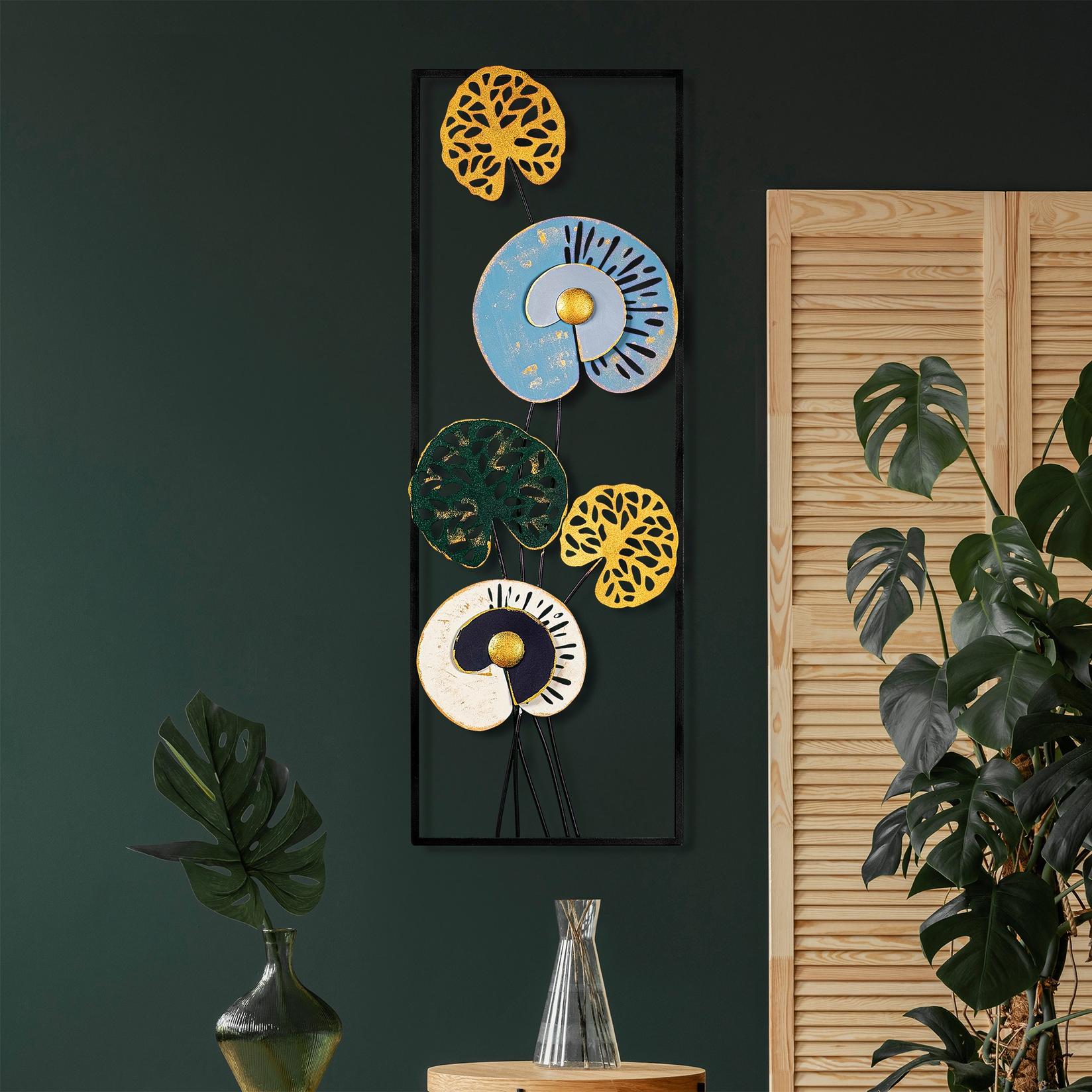 Wallity Zidna dekoracija Vinova loza 1-3, 32x90x4 cm, Šarena