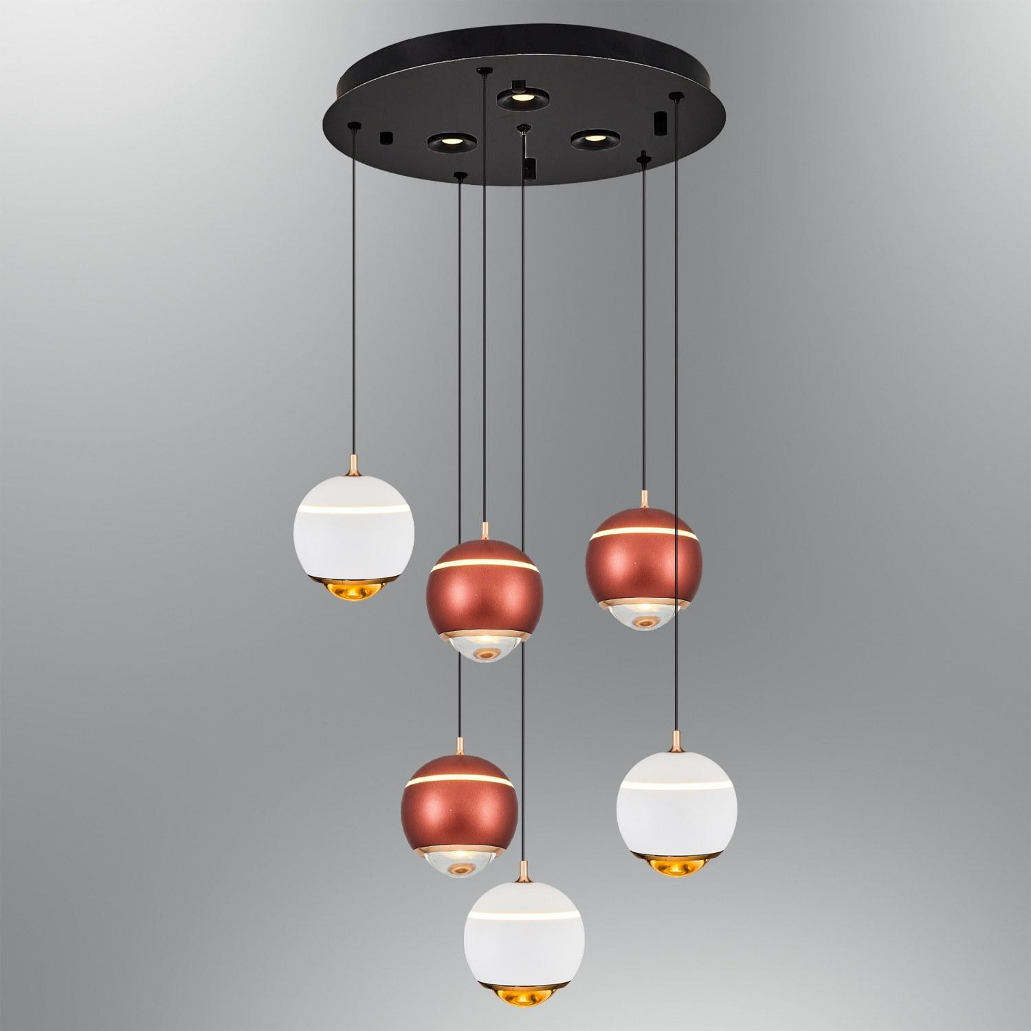 Opviq Luster 2806-6A-0104, 120cm 90cm 1x65W, LED, 3000K