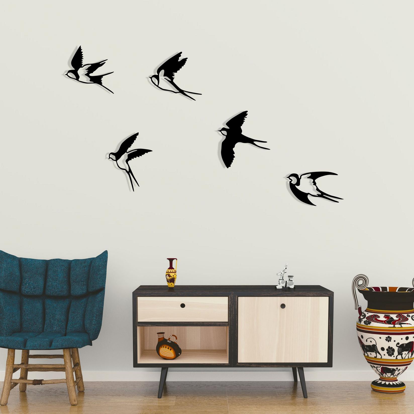 Wallity Zidna dekoracija Ebabil,, 1.2mm, Crna