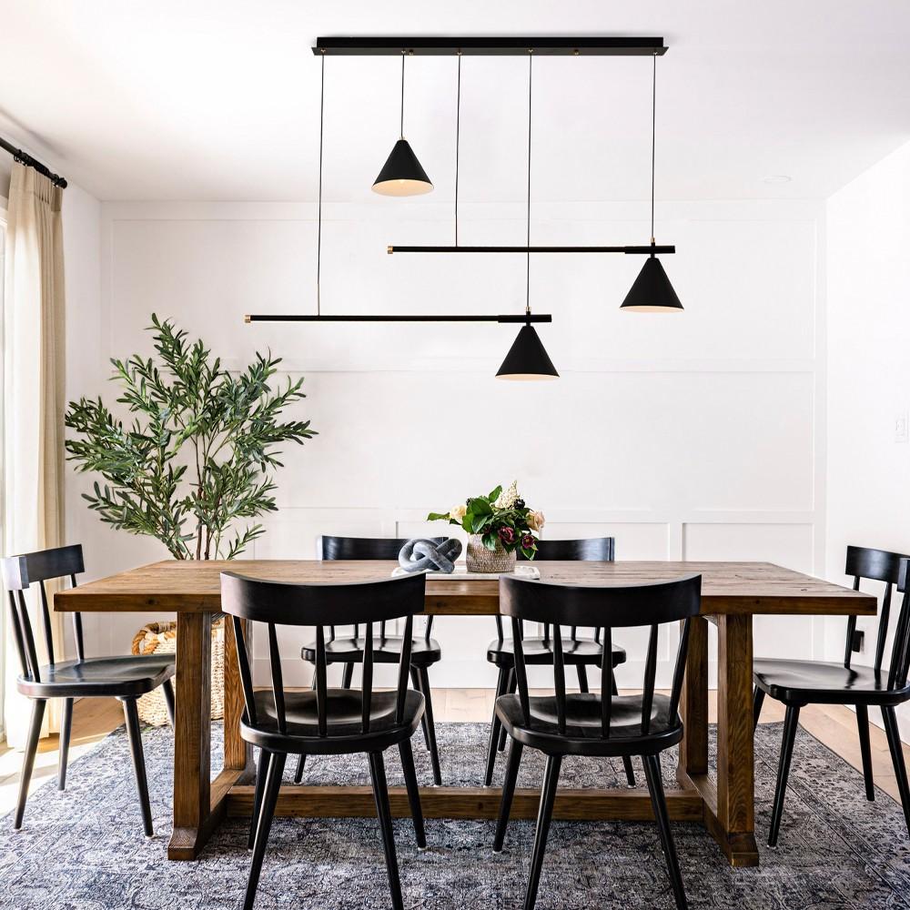 Opviq Luster L1238, 120 cmx18 cmx120 cm, 2x15W, LED i 3xE14