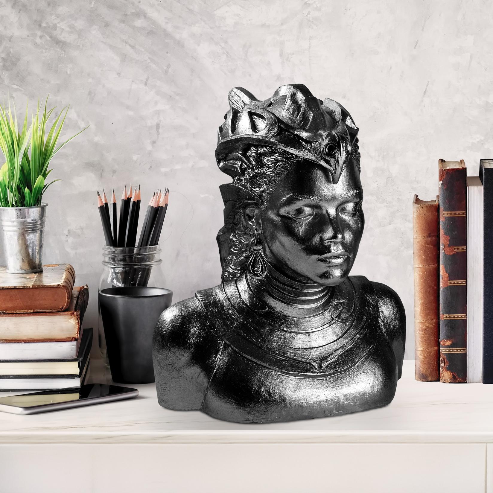 Aberto Design Dekorativna figura Yak-041-B, 35x42x32 cm