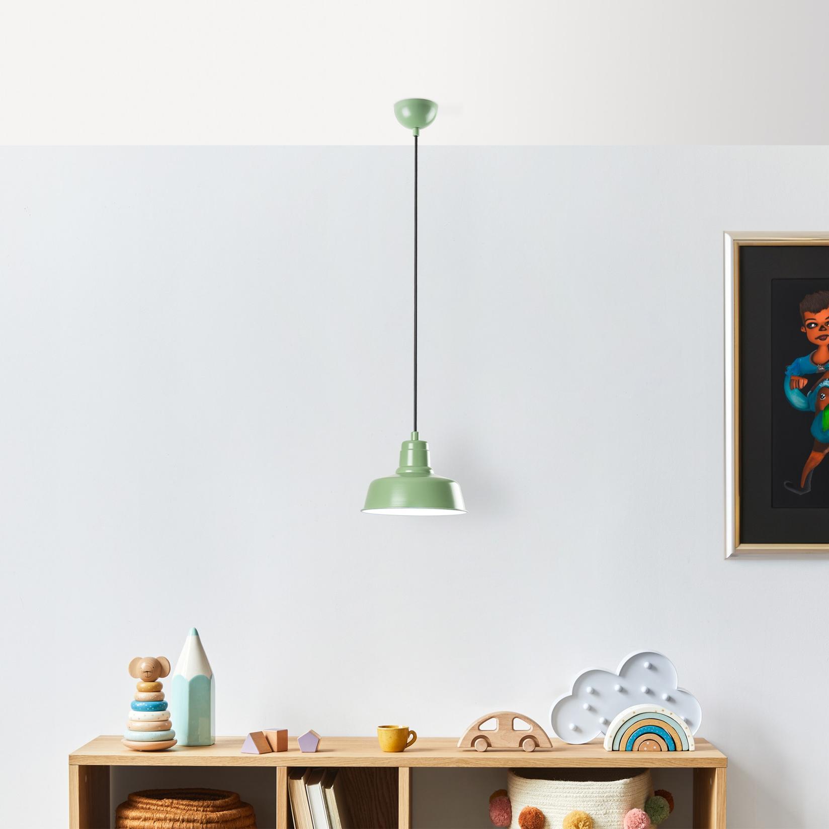 Opviq Luster Memati, 21-108cm, O19 cm, E27, zelena