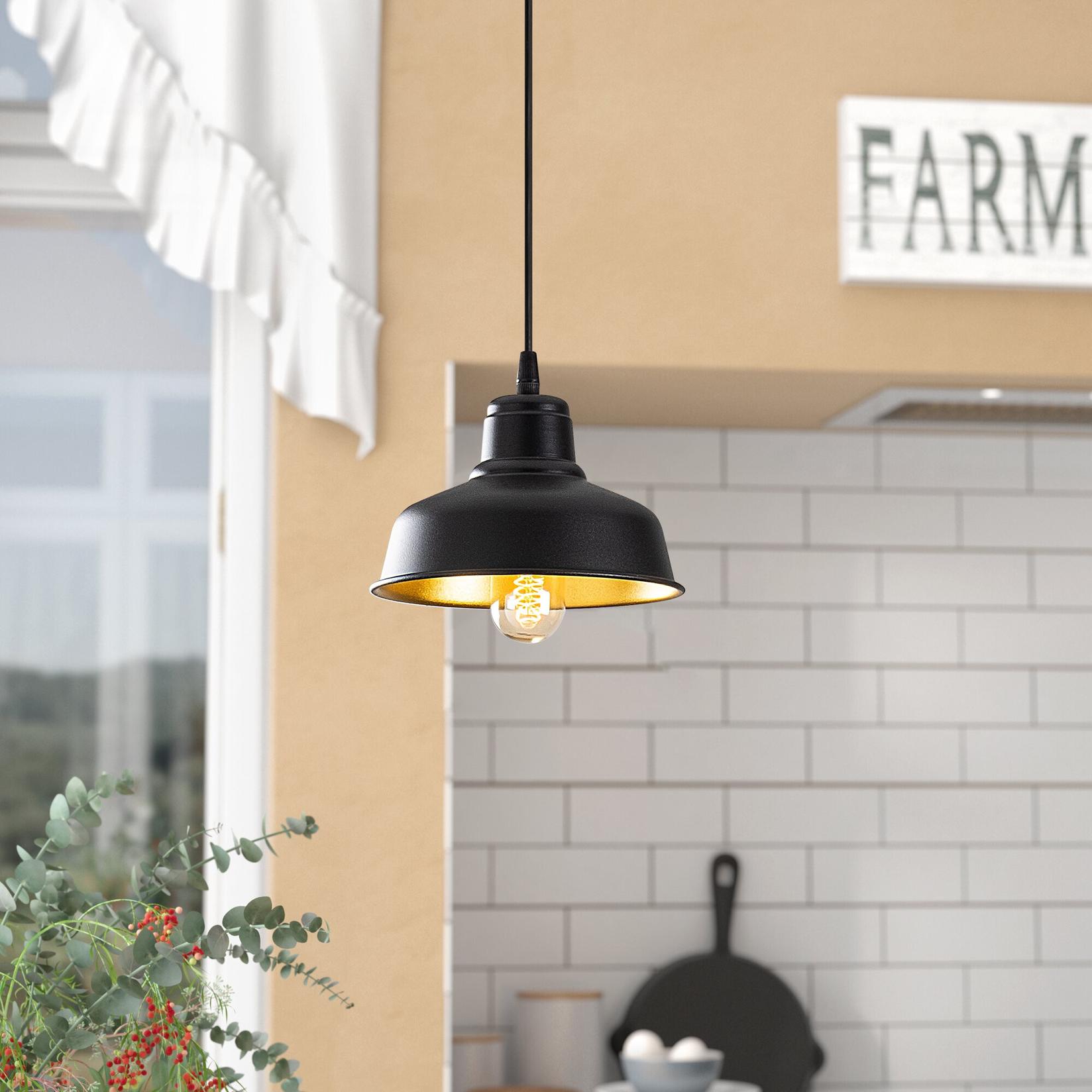 Opviq Luster Berceste-181BLACK-S, 108cm 19x19 cm, E27, 40W, Crna