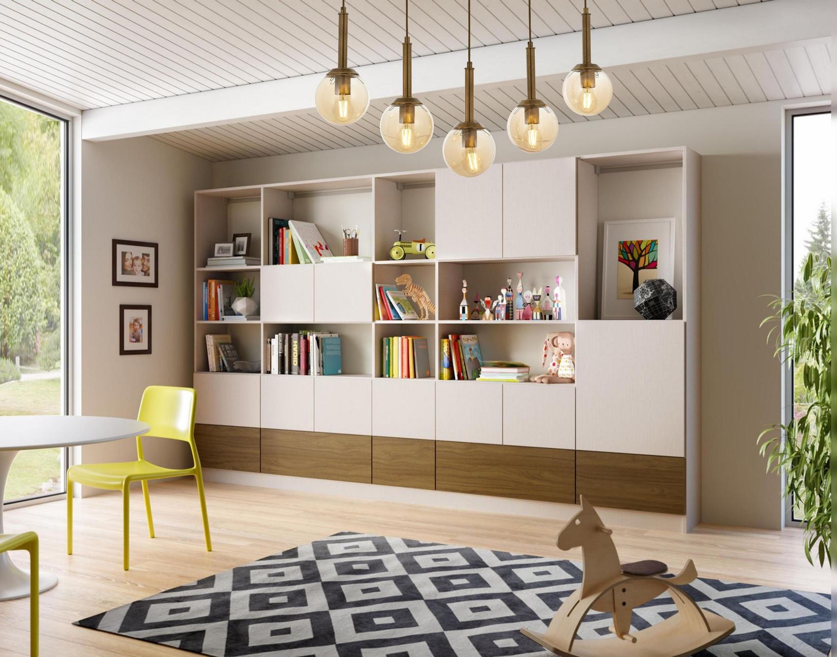 Opviq Luster AV-1781-5EY, 90 cm, 5xE27 s