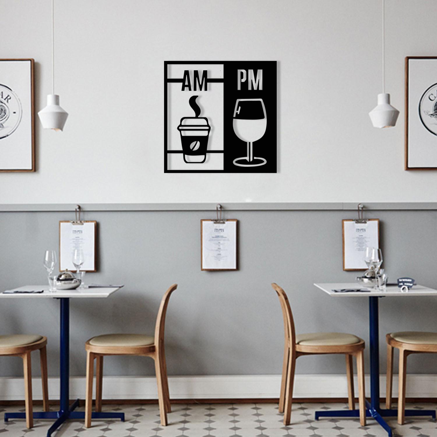 Wallity Izbor zidnih ukrasa, 52x52 cm, 1,2 mm, crna