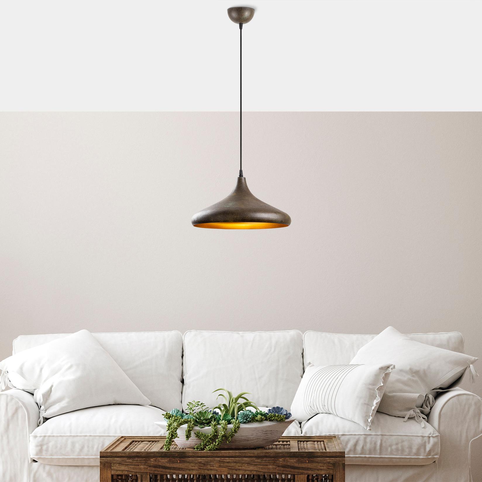 Opviq Luster Barek-11544, 35x35x114 cm, E27, 40W, Smeđa