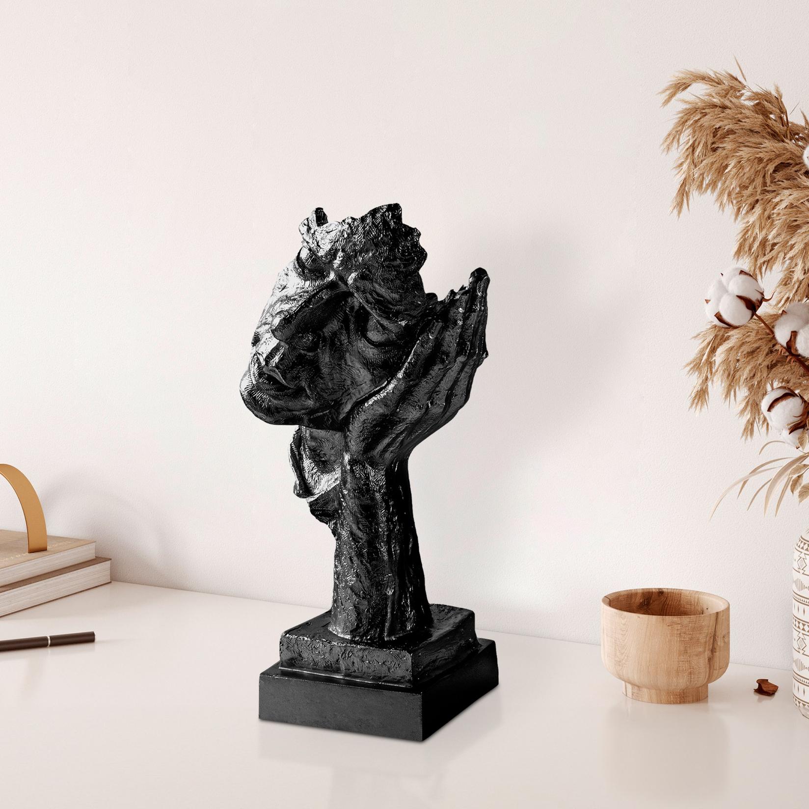 Aberto Design Dekorativna figura Yak-030-B, 16x33x14 cm