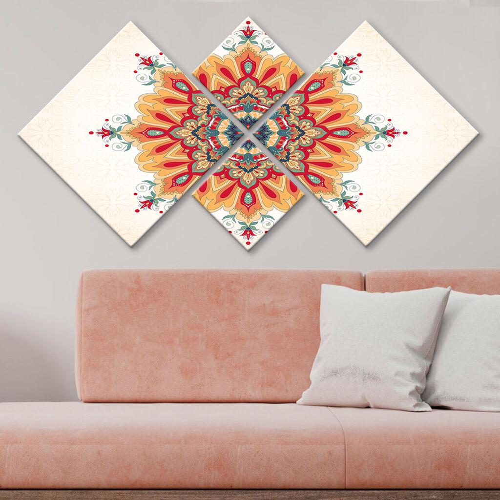 Wallity slika 4MDF196876571, 60x115 cm, 4 dijela