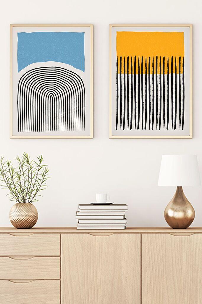 Wallity Uramljena slika Huhu50, 35x50 cm , 2 dijela